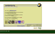 Tablet Screenshot of intertextil.at